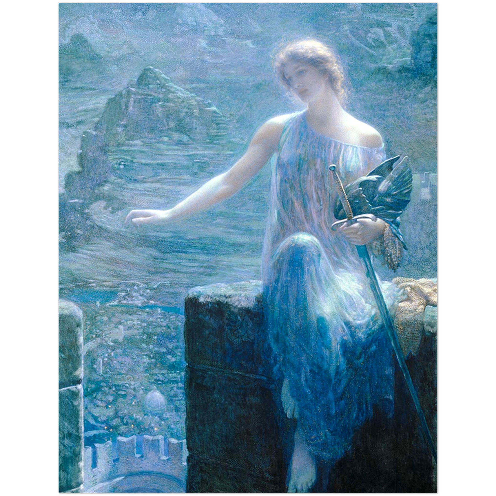 Pack of 10 Postcards‘The Valkyrie’s Vigil’